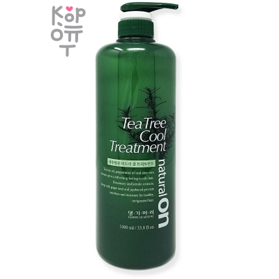 Daeng Gi Meo Ri Naturalon Tea Tree Cool Treatment - Освежающий кондиционер для волос с Чайным Деревом 1000мл.