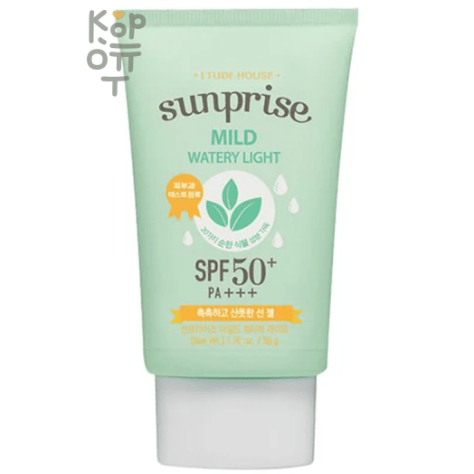 Etude Sunprise Mild Watery Light SPF 50+/PA++++ - Лёгкий солнцезащитный крем для кожи 50гр.