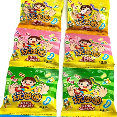 Жевательная конфета Ring Gummy - Счастливые колечки со вкусом фруктов