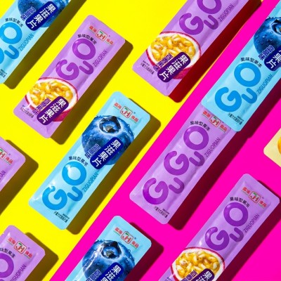 Желе фруктовое GUO Jelly Type Фруктовое желе, со вкусом Колы и Черники