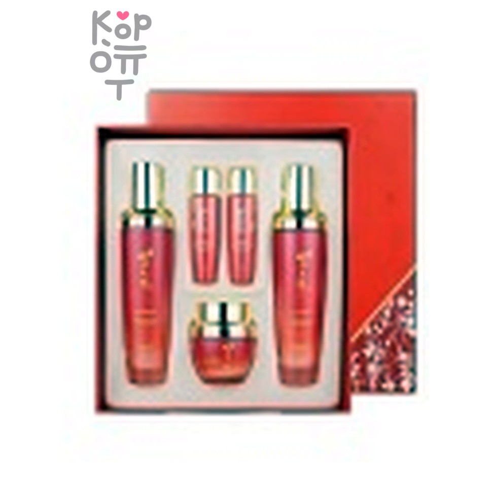 Syulsuryun Set 3-Piece Jin Herbal Women’s - Набор женских увлажняющих средств для лица тонер тонер тонер тонер 130мл+30мл, эмульсия 130мл+30мл, крем 60мл.