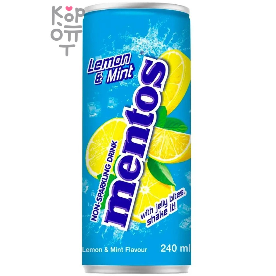 Mentos - Безалкогольный негазированный напиток с кусочками желе 240мл. 