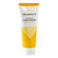 Jigott Vita Solution 12 Foam Cleansing, 180 мл: Brightening, Synergy, Calming, Firming, Moisture