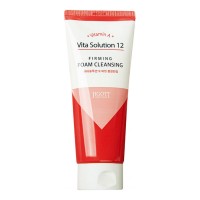 Jigott Vita Solution 12 Foam Cleansing, 180 мл: Brightening, Synergy, Calming, Firming, Moisture