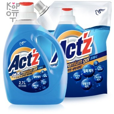 Pigeon ACT&#039;Z Premium Gel - Концентрат для стирки (премиум-гель для белого и цветного белья), аромат свежести — Корейские товары для всей семьи(КорОпт)