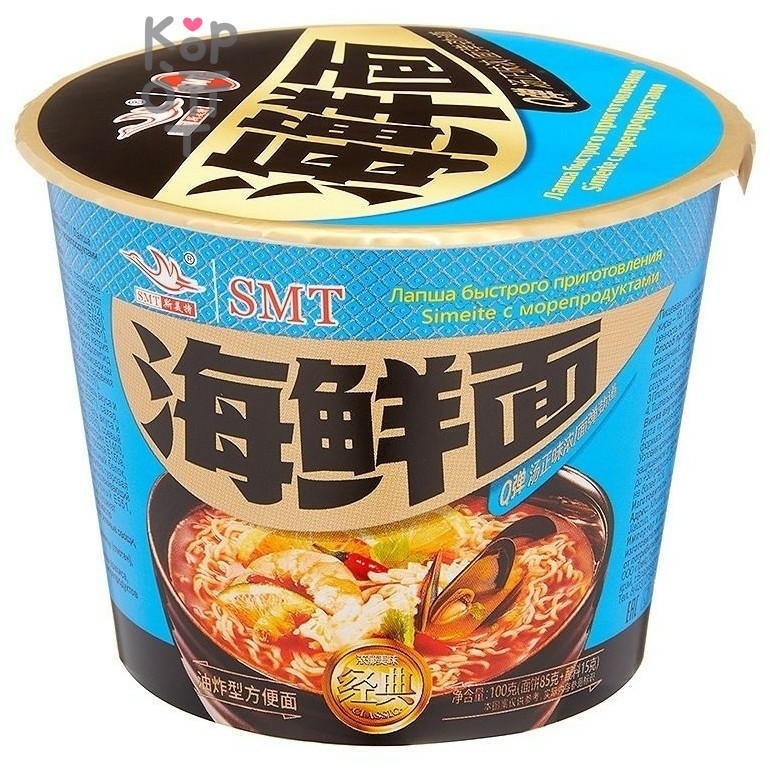 Siyuan - Лапша быстрого приготовления Simeite с морепродуктами 100гр.