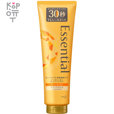 KAO Essential Moisturizing Treatment - Восстанавливающий бальзам для сухих и поврежденных волос с фруктово-цветочным ароматом 250гр. — Корейские товары для всей семьи(КорОпт)