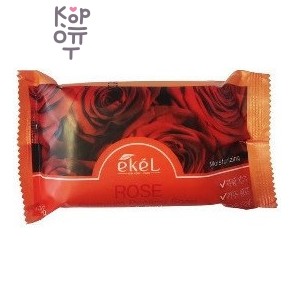 Ekel — Rose Premium Peeling Soap — Отшелушивающее мыло с экстрактом лепестков роз, 150 г