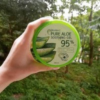 Deoproce Pure Aloe Soothing Gel 95% - Многофункциональный гель Алоэ 95% для лица и тела, 300 мл