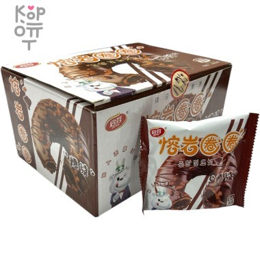 Пончики Qifen Crisp Donuts сладкий пончик со вкусом шоколада — Корейские товары для всей семьи(КорОпт)