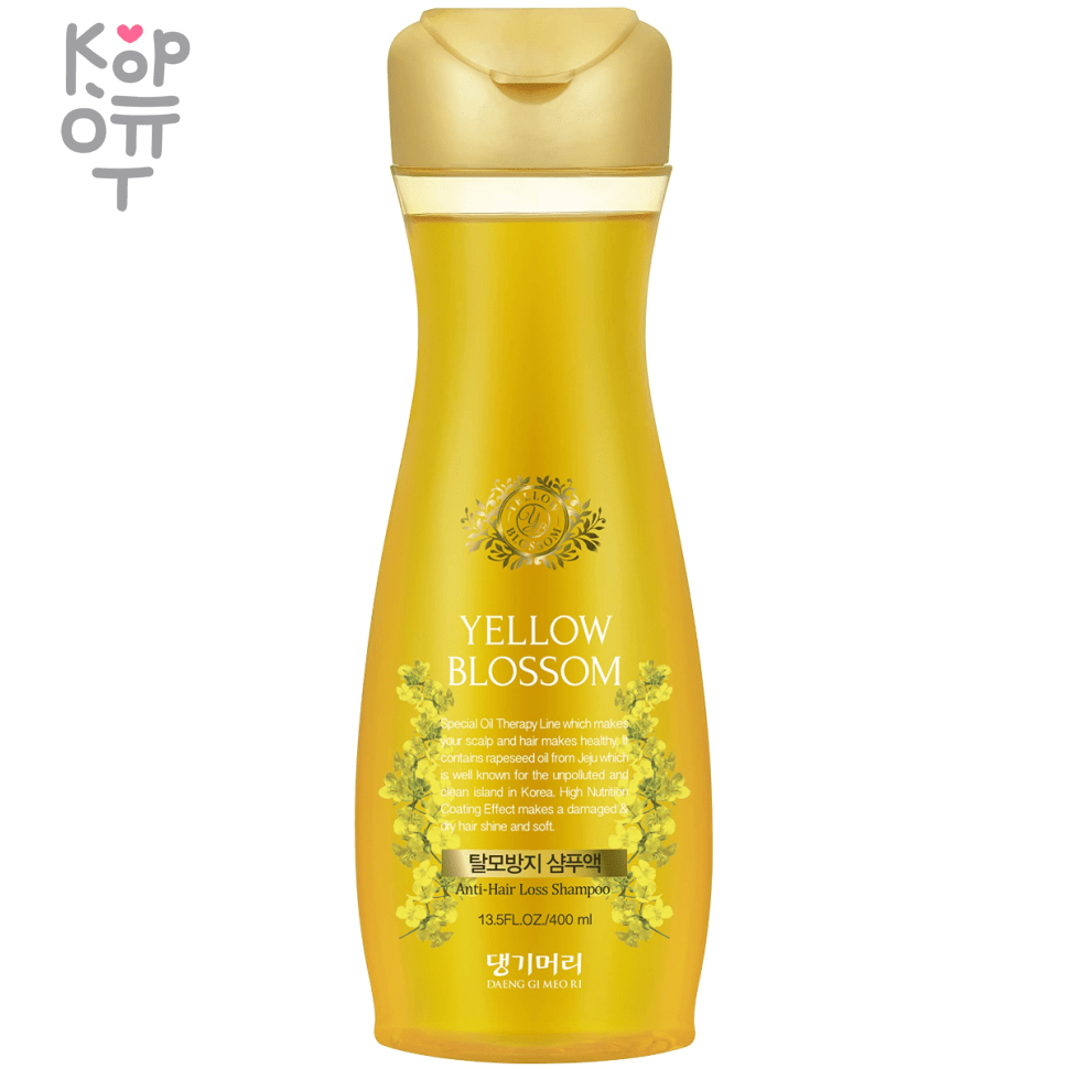 Daeng Gi Meo Ri Yellow Blossom Anti-Hair Loss Shampoo - Шампунь от выпадения волос 400мл., купить с доставкой на дом фото 1 — Корейские товары для всей семьи(КорОпт)
