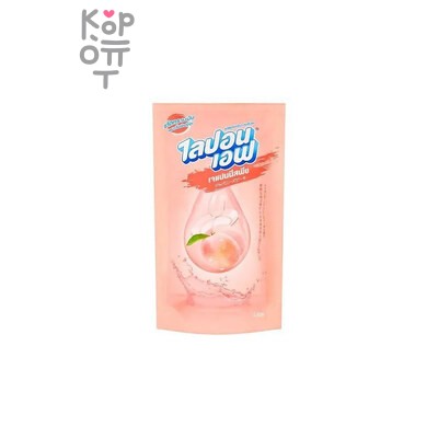 LION Lipon-F — средство для мытья посуды Peach, мягкая упаковка, 800 мл, Peach refill 800 мл