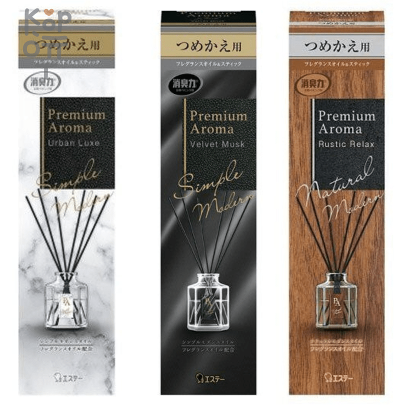 ST Shoshu Riki Premium Aroma Modern - Освежитель воздуха для комнаты (сменная упаковка - наполнитель + палочки) 50мл., купить с доставкой на дом фото 1 — Корейские товары для всей семьи(КорОпт)