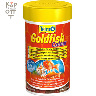 TetraGoldfish Colour корм в хлопьях для улучшения окраса золотых рыб 100 мл
