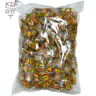 Мармелад с фруктовым вкусом, Гамбургер, 2кг — Корейские товары для всей семьи(КорОпт)