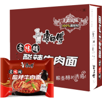 Лапша быстрого приготовления Kang Shi Fu, говядина в кисло остром-соусе, мягкая упаковка, 111гр.