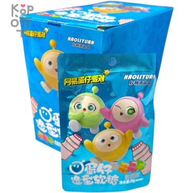 Жевательный мармелад Haoliyuan Gummies со вкусом Йогурта — Корейские товары для всей семьи(КорОпт)