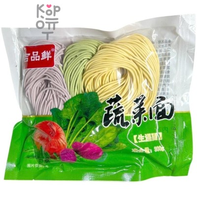 Пшеничная лапша Hanyue, цветная, 400гр.