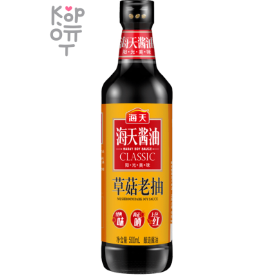Haday Mushroom Dark Soy Sause - Соус соевый грибной, 500мл.