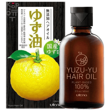 UTENA "Yuzu-Yu" Hair Oil - Масло цитрусовых для питания волос и кожи головы 60мл. &mdash; Корейские товары для всей семьи(КорОпт)