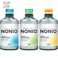 LIon Nonio Mouthwash - Ежедневный зубной ополаскиватель с длительной защитой от неприятного запаха