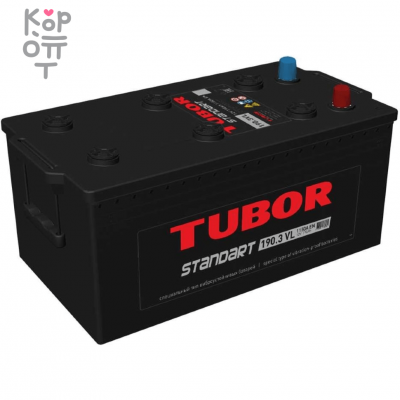 Аккумулятор TUBOR STANDART 6СТ-190.3 VL, 190A, B type ( L )
