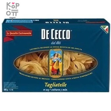 Паста тальятелле гнезда №203 De Cecco, 500гр. — Корейские товары для всей семьи(КорОпт)