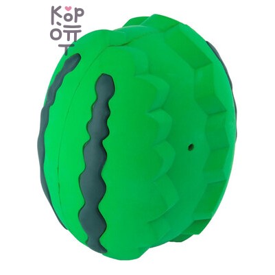 Игрушка Mr.Kranch для собак Арбуз 15 см зеленая с ароматом курицы