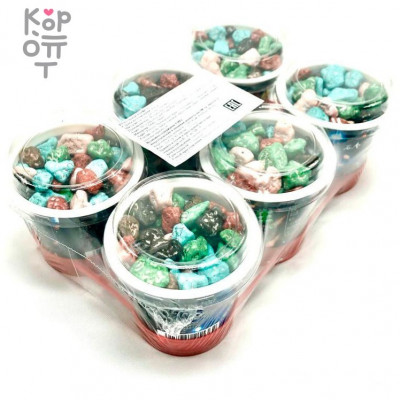 Шоколадное драже Цветные Камушки HiChun Golden Bubble Five Chocolate