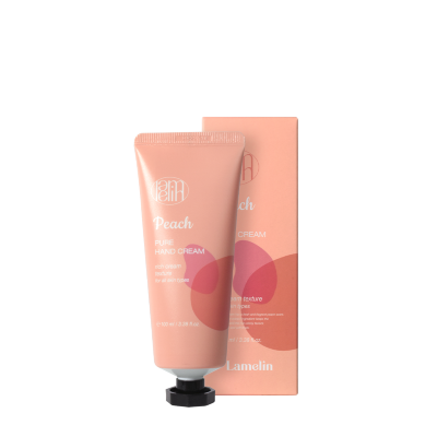 LAMELIN Pure Hand Cream Peach — Крем для рук с ароматом персика, 100 миллилитров