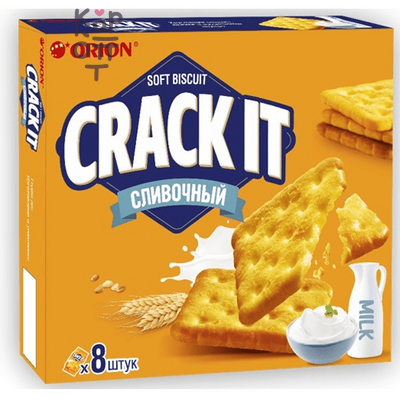 Orion Crack it Milk - Печенье затяжное Крек Ит Сливочный