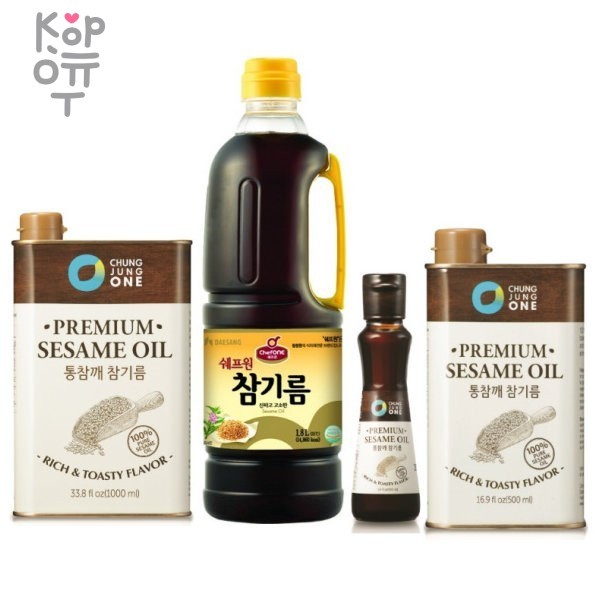 Кунжутное масло DAESANG Premium Sesame Oil.