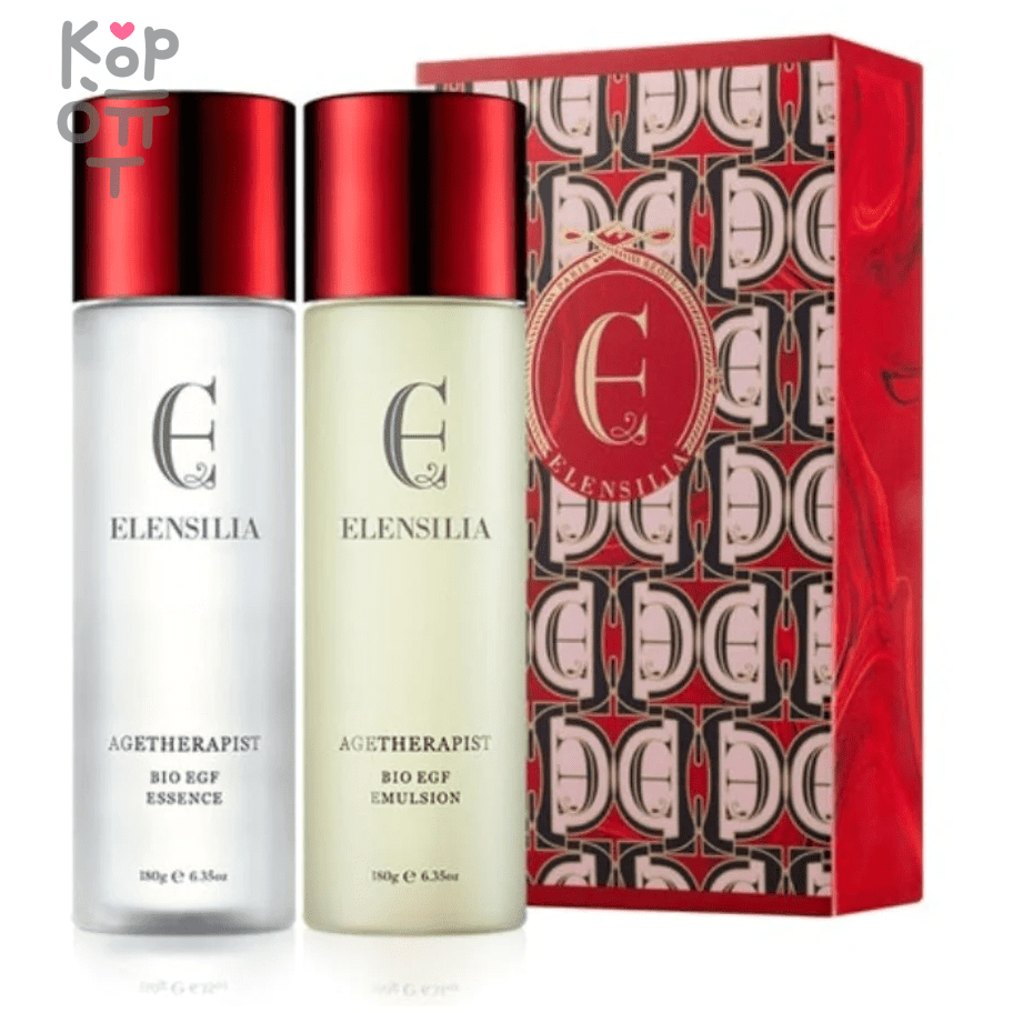 ELENSILIA Agetherapist Bio EGF Essence Emulsion Skin Care Set - Набор для ухода  за кожей лица Bio EGF (эссенция+эмульсия) 180мл.*2шт.. по цене 1 842 руб. в  интернет магазине Корейские товары для всей