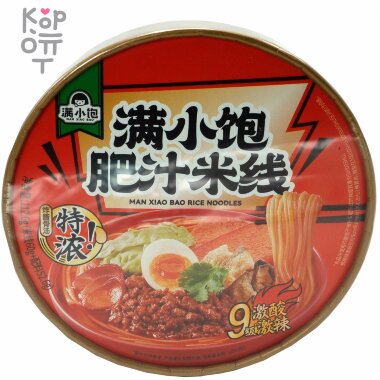 Рисовая лапша быстрого приготовления Man Xiao с жирным соусом, 112гр. &mdash; Корейские товары для всей семьи(КорОпт)