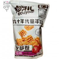 GOUYAer Pizza Rolls Чипсы Пицца Ролл Спайси рифленые со вкусом перца, 288гр.