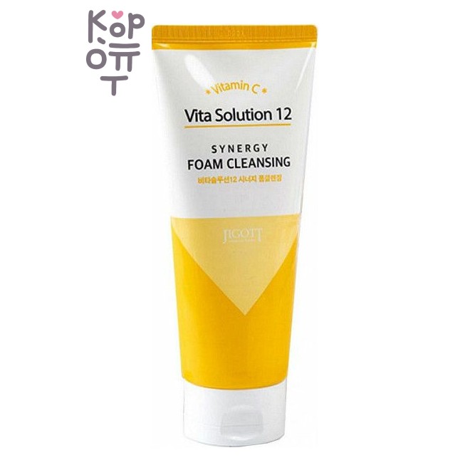 Jigott Vita Solution 12 Synergy Foam Cleansing - Пенка для умывания, 180 мл