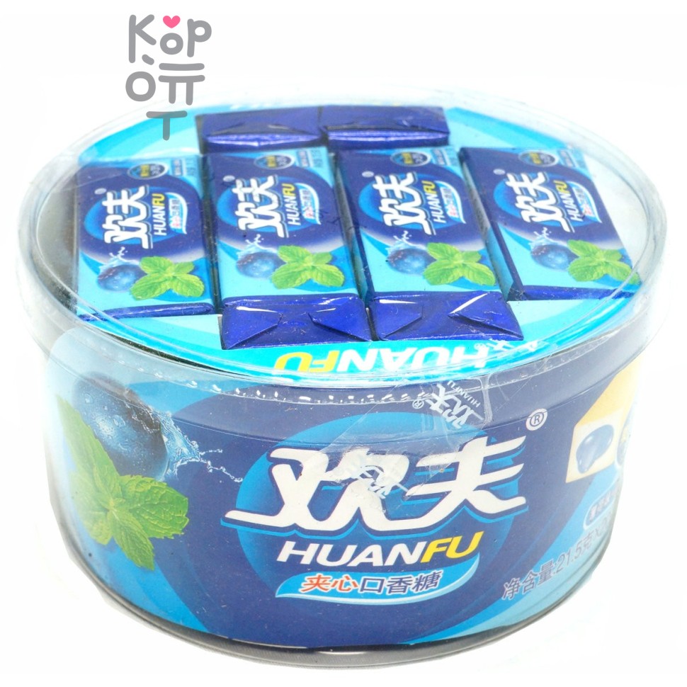 Жевательная резинка Huanfu Ban De Bao Черника
