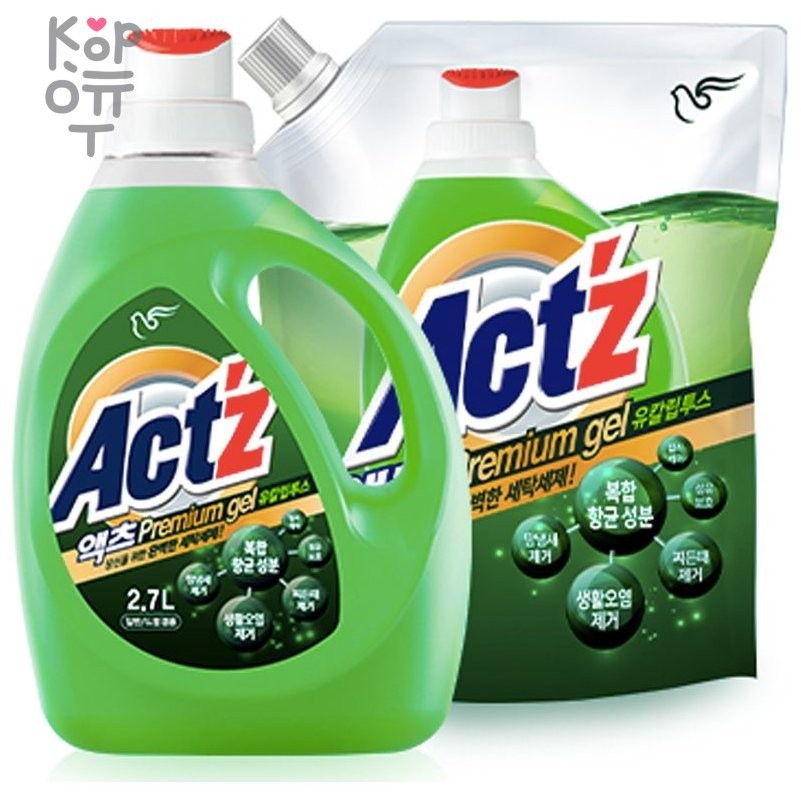 Pigeon ACT'Z Premium Gel - Концентрат для стирки белья (аромат эвкалипта), купить с доставкой на дом фото 1 — Корейские товары для всей семьи(КорОпт)