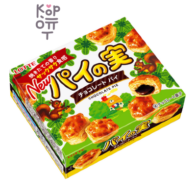 Lotte Chocolate pie nut - Печенье бисквитное с шоколадной начинкой, 73гр.