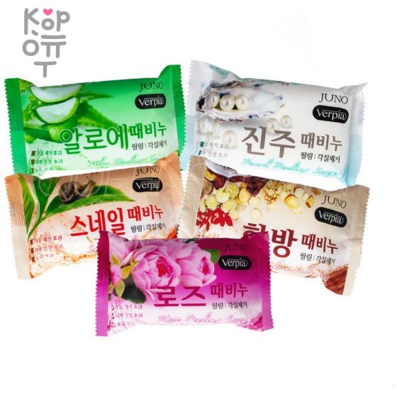 JUNO VERPIA Peeling Soap - Мыло-пилинг для лица и тела 150гр. фото 1 &mdash; Корейские товары для всей семьи(КорОпт)