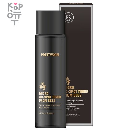 Pretty Skin Micro AC Spot Toner From Bees - Тонер для проблемной кожи 205мл.   , купить с доставкой на дом фото 1 — Корейские товары для всей семьи(КорОпт)