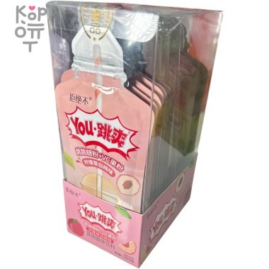 Растворимый напиток Я молод - Просто добавь воды и получи потрясающий напиток, со вкусом Персика и Лемонграсса — Корейские товары для всей семьи(КорОпт)