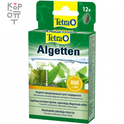 Tetra Algetten профилактическое средство против водорослей 12 таб.