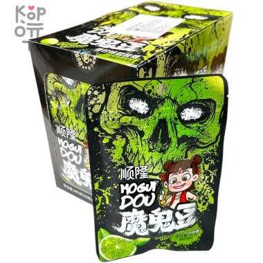 Кислая жевательная конфета Shunlun - Кислые драже со вкусом Лайма &mdash; Корейские товары для всей семьи(КорОпт)