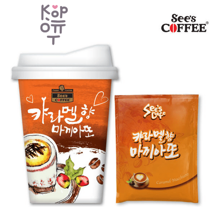See's Coffee Caramel Macchiato - Кофе быстрорастворимый Макиато со вкусом карамели, 30 г