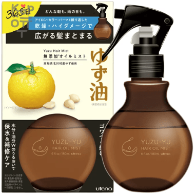 UTENA Hair Oil Mist &quot;Yuzu-yu&quot;- Спрей на основе масел цитрусовых для увлажнения и питания волос. — Корейские товары для всей семьи(КорОпт)
