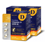 Nutri D-Day Premium Vitamin D 5000IU - Добавки витамин D, 300 мг × 30капс