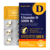 Nutri D-Day Premium Vitamin D 5000IU - Добавки витамин D, 300 мг × 30капс