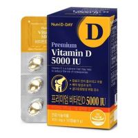Nutri D-Day Premium Vitamin D 5000IU - Добавки витамин D, 300 мг × 30капс