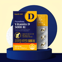 Nutri D-Day Premium Vitamin D 5000IU - Добавки витамин D, 300мг*30капс.